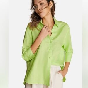 J Jill linen button down blouse SIZE SMALL